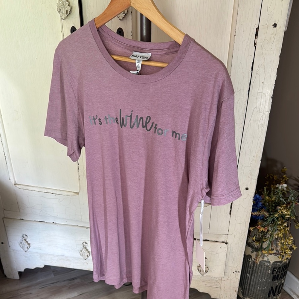 Katydid Wine-Themed T-Shirt